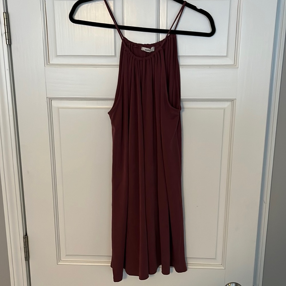Purple mini dress